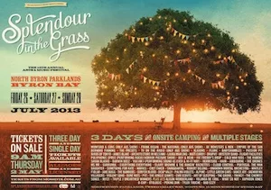 Splendour in the Grass 2013 Lineup poster image