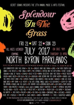 Splendour in the Grass 2017 Lineup poster image