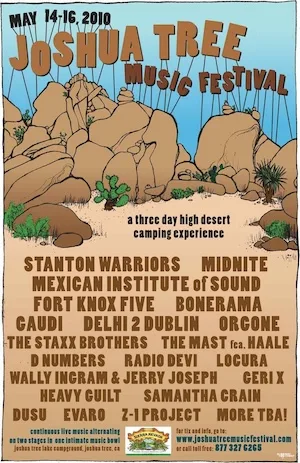 Spring Joshua Tree Music Festival 2010 Lineup poster image