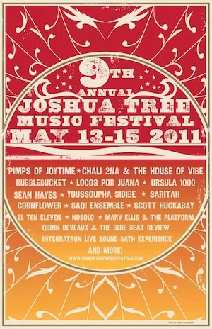 Spring Joshua Tree Music Festival 2011 Lineup poster image