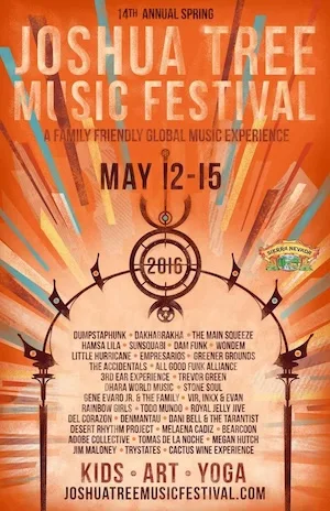 Spring Joshua Tree Music Festival 2016 Lineup poster image