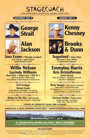 Stagecoach Festival 2007 Lineup poster image