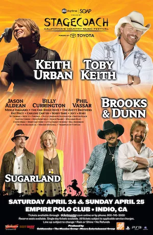 Stagecoach Festival 2010 Lineup poster image