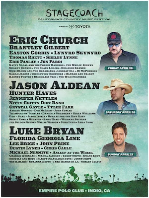 Stagecoach Festival 2014 Lineup poster image