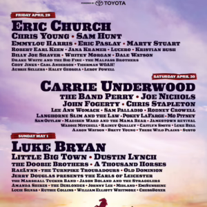 Stagecoach Festival 2016 Lineup poster image