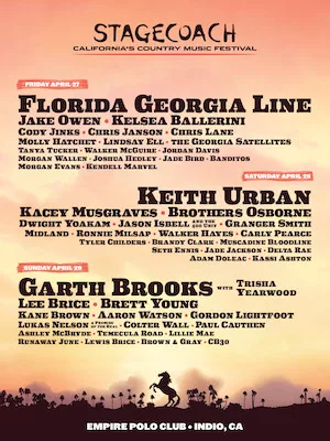 Stagecoach Festival 2018 Lineup poster image