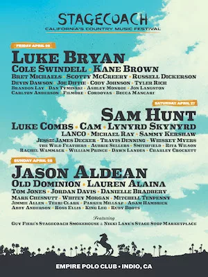 Stagecoach Festival 2019 Lineup poster image