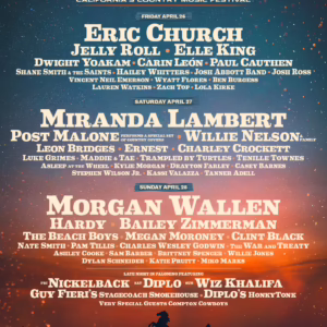 Stagecoach Festival 2024 Lineup poster image