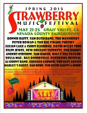 Strawberry Music Festival 2015 Lineup poster image