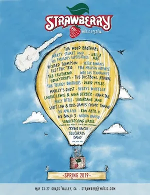 Strawberry Music Festival 2019 Lineup poster image