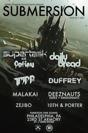 Submersion Festival 2021 Lineup poster image