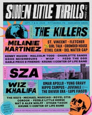 Sudden Little Thrills Music Fest 2024 Lineup poster image