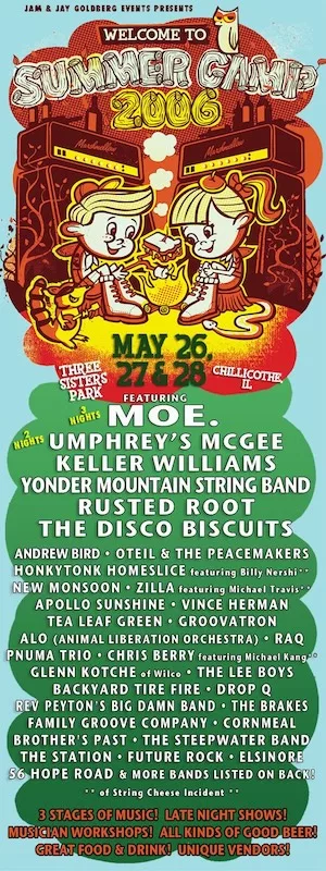 Summer Camp Music Festival 2006 Lineup poster image