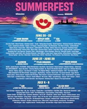 Summerfest 2024 Lineup poster image