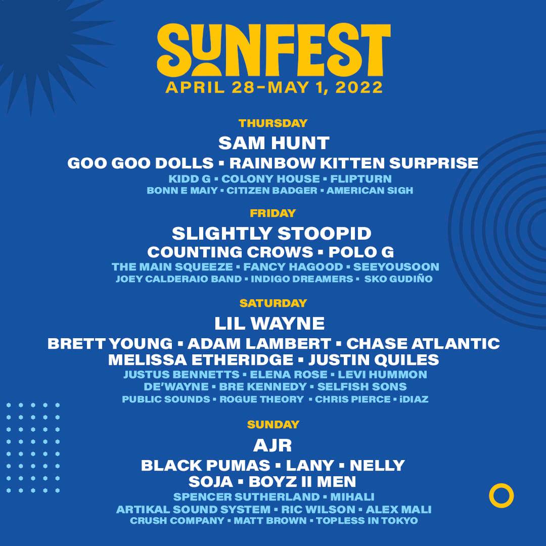 SunFest 2022 Lineup | Grooveist