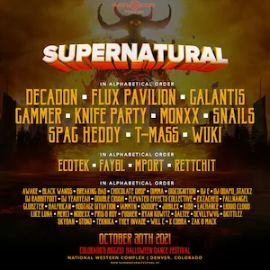 Supernatural Festival 2021 Lineup poster image