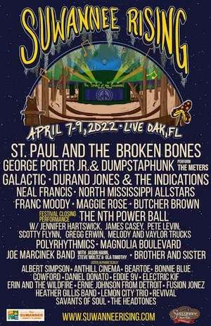 Suwannee Rising 2022 Lineup poster image