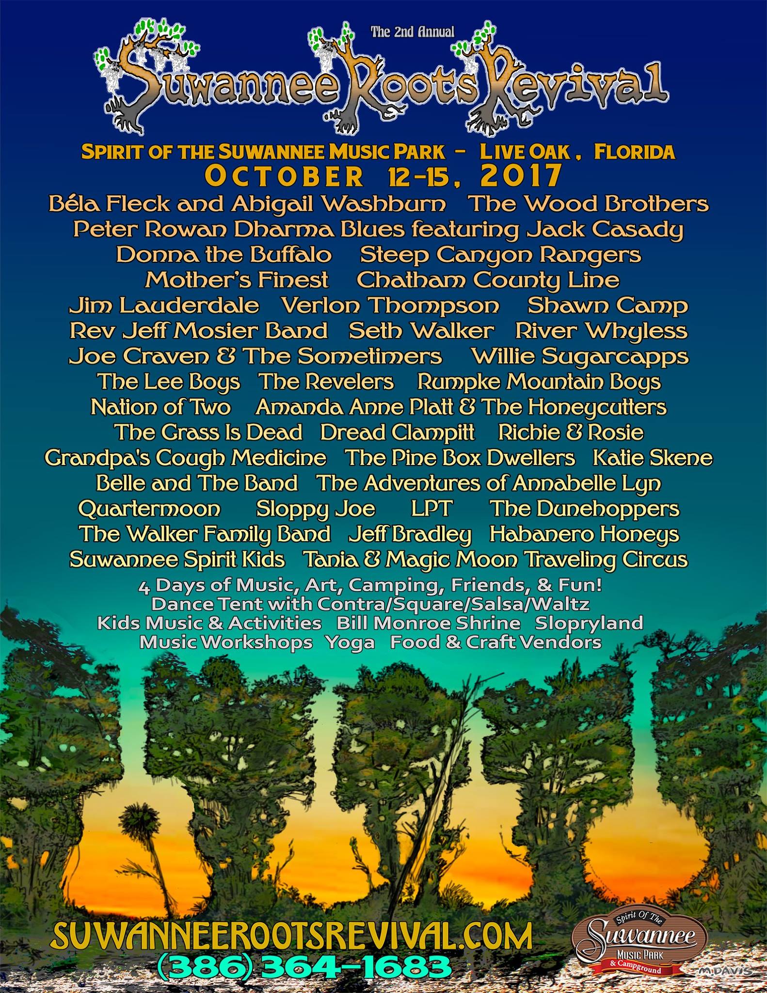 Suwannee Roots Revival 2017 Lineup poster image