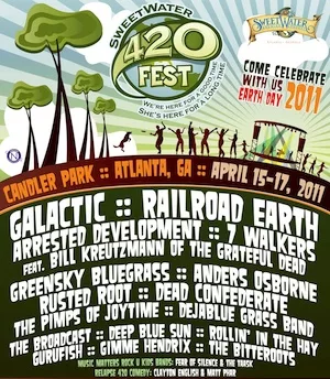 SweetWater 420 Fest 2011 Lineup poster image