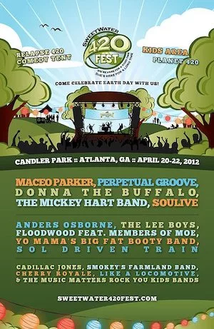 SweetWater 420 Fest 2012 Lineup poster image