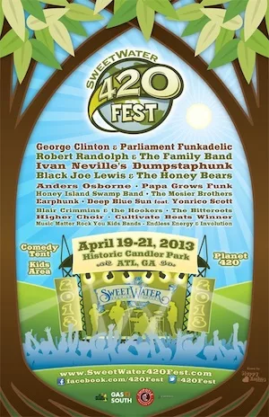 SweetWater 420 Fest 2013 Lineup poster image