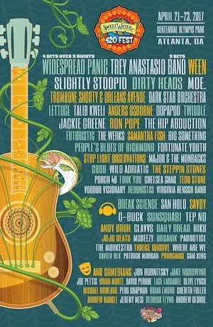 SweetWater 420 Fest 2017 Lineup poster image