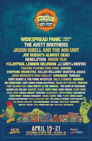 SweetWater 420 Fest 2019 Lineup poster image