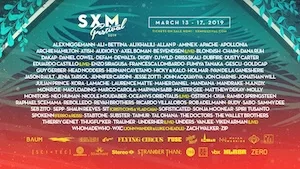 SXM Festival 2019 Lineup poster image