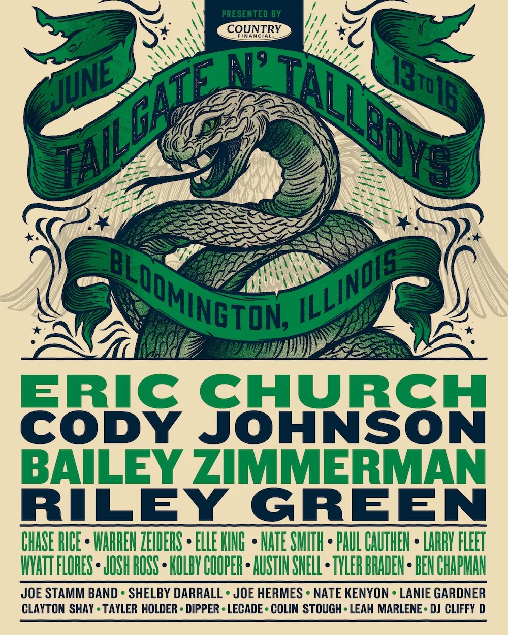 Tailgate N Tallboys Bloomington 2024 Lineup poster image