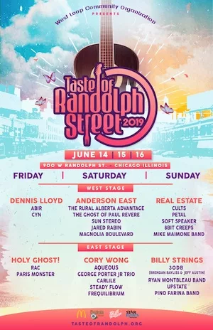 Taste of Randolph Street 2019 Lineup poster image