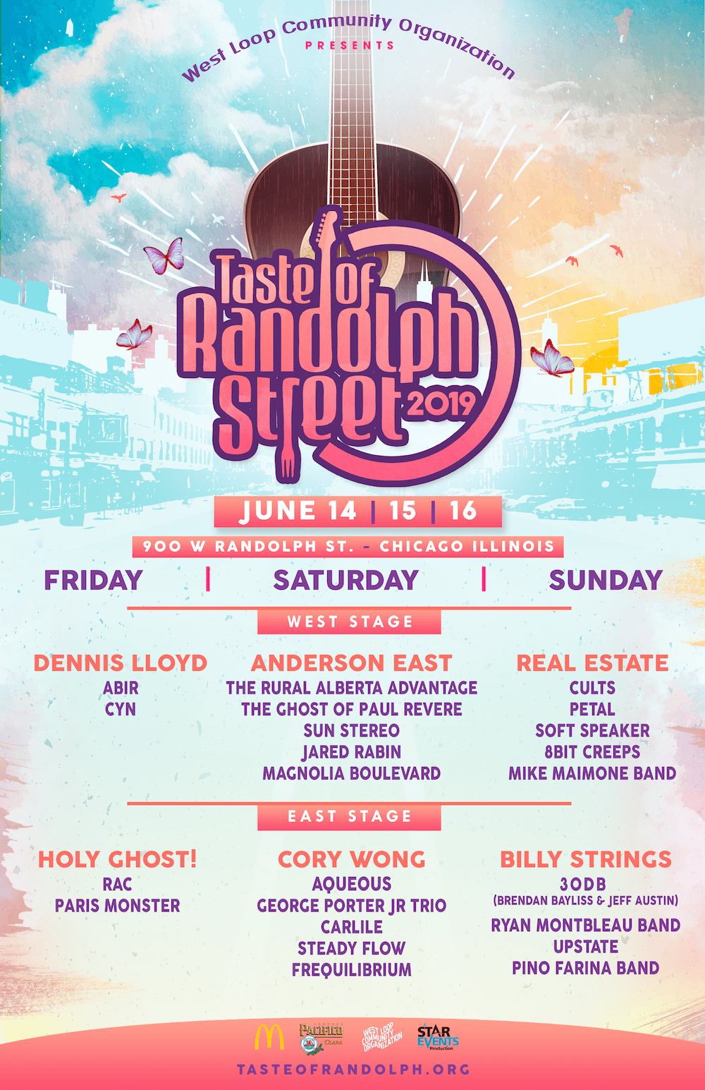 Taste of Randolph Street 2019 Lineup