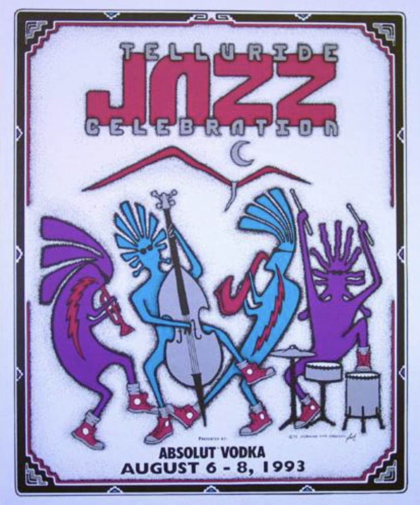 Telluride Jazz Festival 1993 Lineup poster image