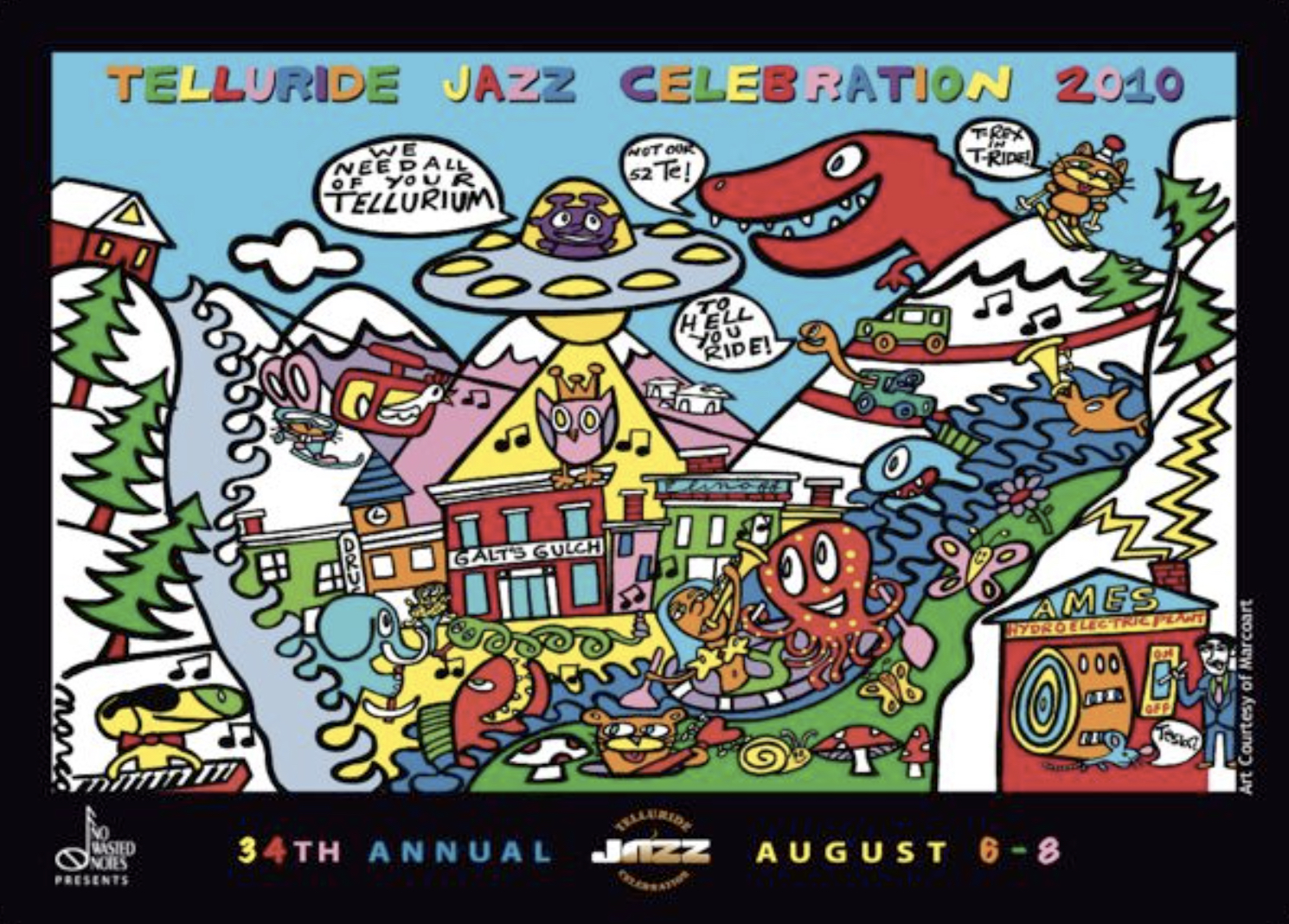 Telluride Jazz Festival 2010 Lineup poster image