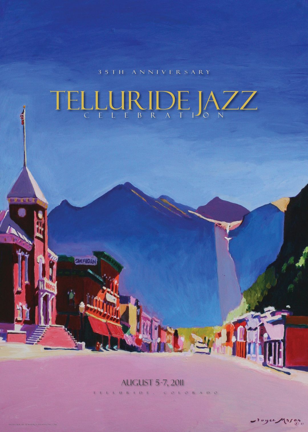 Telluride Jazz Festival 2011 Lineup poster image