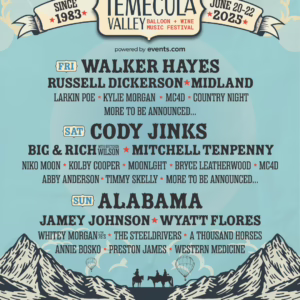 Temecula Valley Balloon & Wine Festival 2025 Lineup poster image