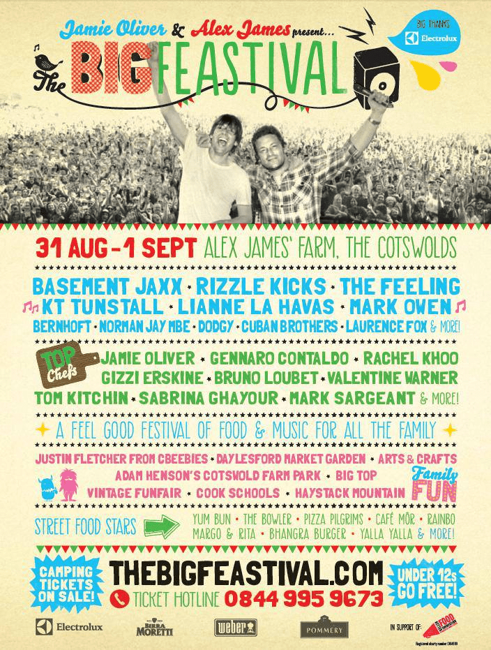 The Big Feastival 2013 Lineup poster image