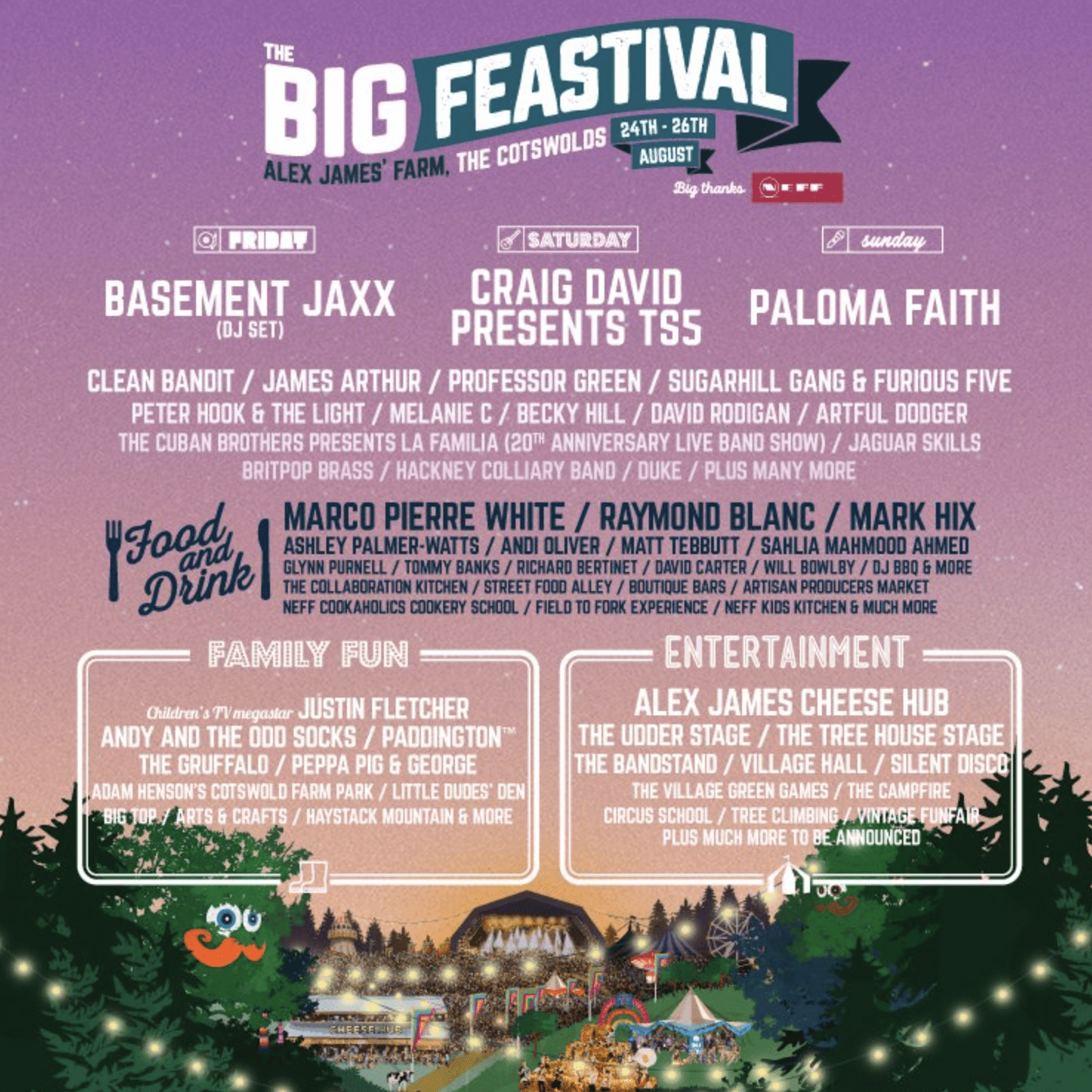 The Big Feastival 2018 Lineup poster image