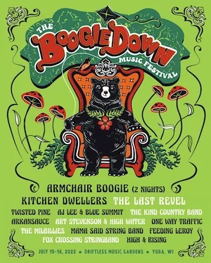 The Boogiedown Music Festival 2022 Lineup poster image