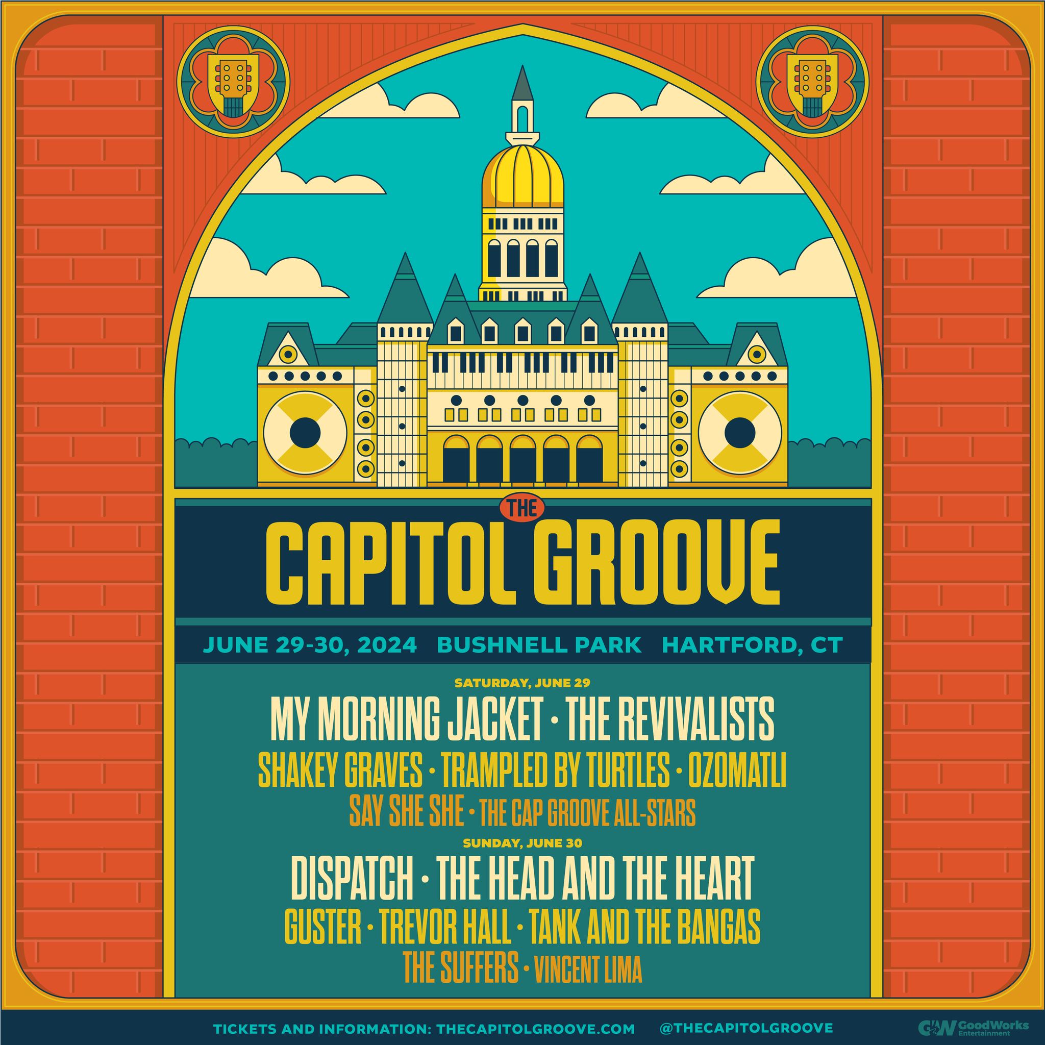 The Capitol Groove 2024 lineup poster