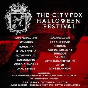 The Cityfox Halloween Festival 2019 Lineup poster image