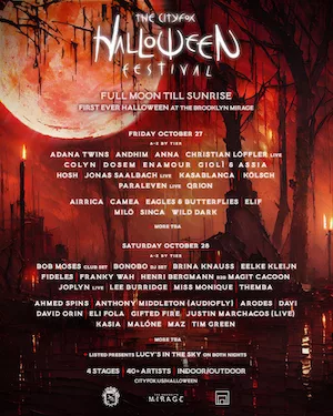 The Cityfox Halloween Festival 2023 Lineup poster image