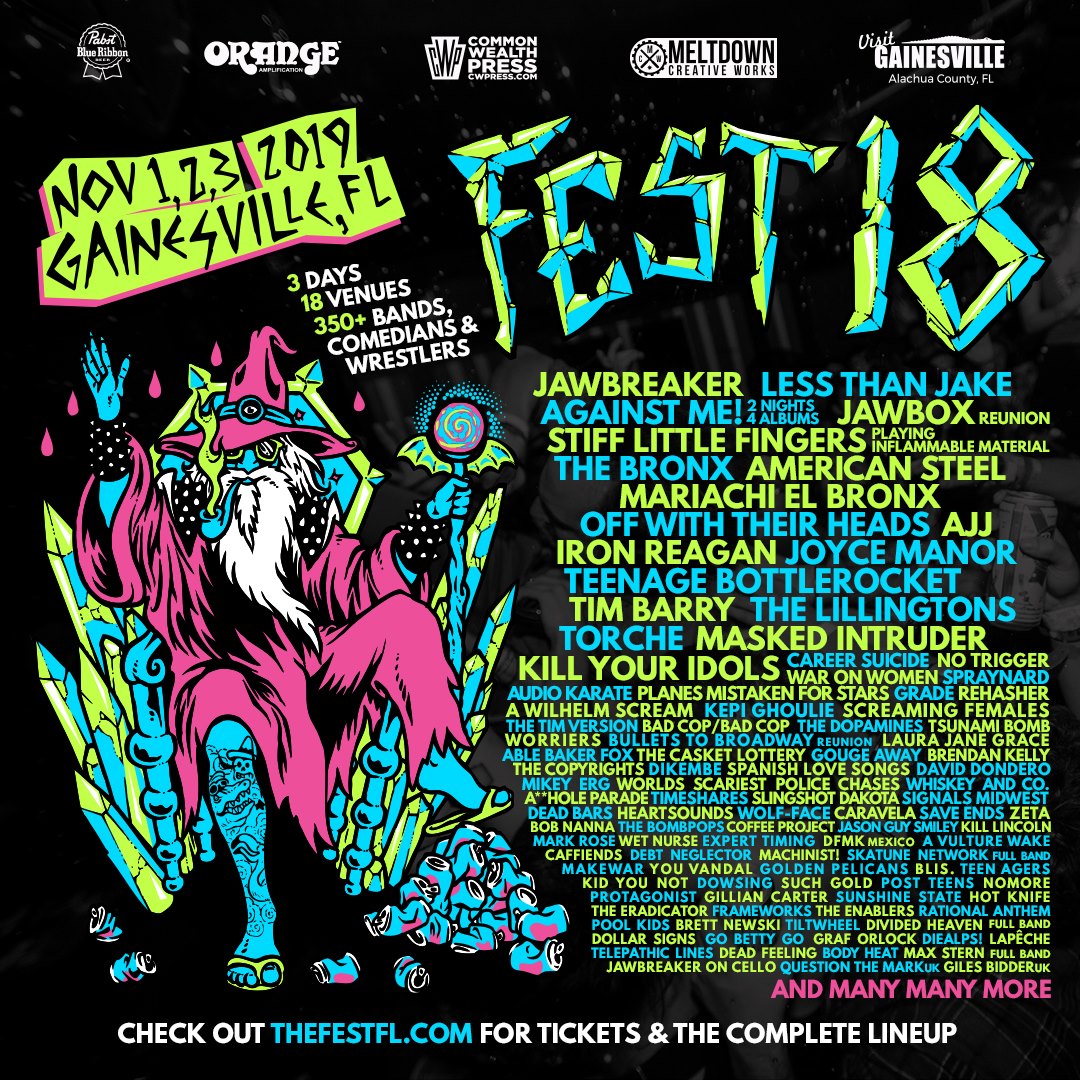 THE FEST 2019 Lineup poster image