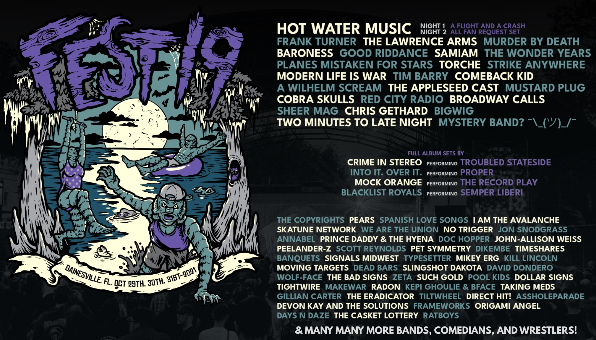 THE FEST 2021 Lineup poster image