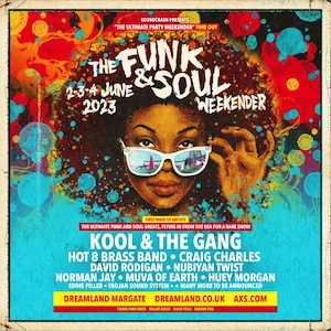 The Funk & Soul Weekender 2023 Lineup poster image