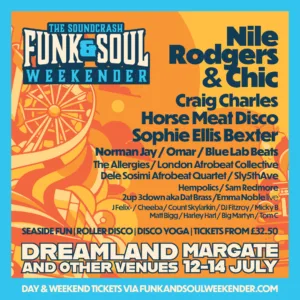 The Funk & Soul Weekender 2024 Lineup poster image