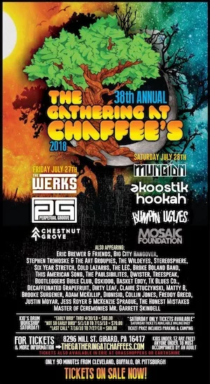 The Gathering at Chaffee’s 2018 Lineup poster image