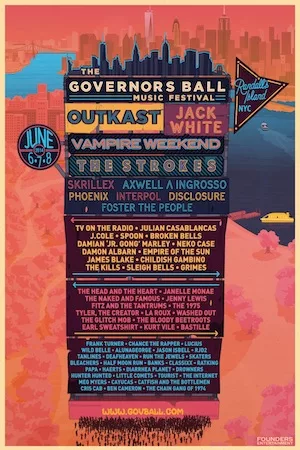 The Governors Ball 2014 Lineup poster image