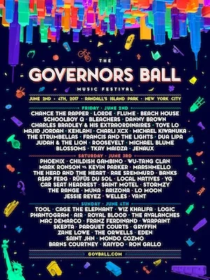 The Governors Ball 2017 Lineup poster image