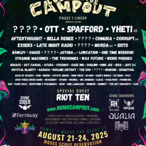 The Homie Collective Campout 2025 Lineup poster image