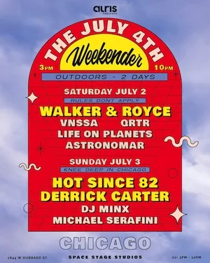 The July 4th Weekender 2022 Lineup poster image